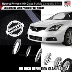 NISSAN Car Door Lights For NISSAN Puddle Lamp Welcome Ghost Shadow Lights (Advanced HD GLASS LENS- NO Film)