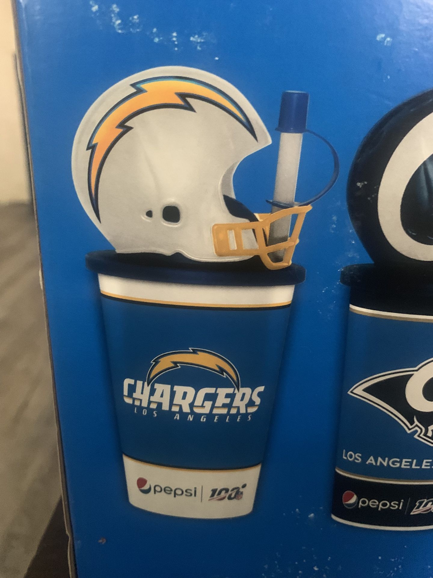 Los Angeles Chargers Collectible Cup/Helmet Lid