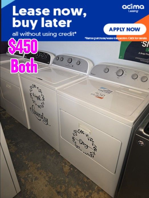 Whirlpool Lavadora Y Secadora Eléctrica