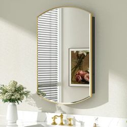 24" x 36" Arched Mirror Medicine Cabinet