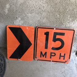 Retired city street signs