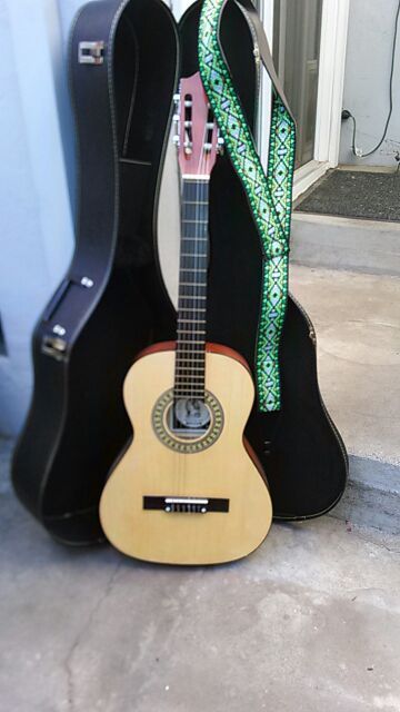 Vintage The Santa Rosa Folk Guitar Company KCL119 Brown Acoustic Guitar Standard