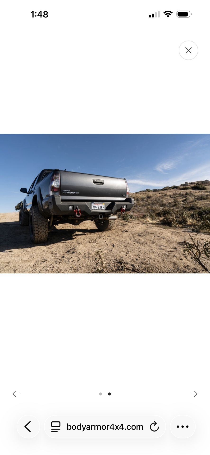 Tacoma Gen2 Off-road Bumper