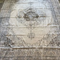 New Washable Living Room Area Rug 8x10FT Foldable Non Shedding Floor Carpet For Dinning Room 