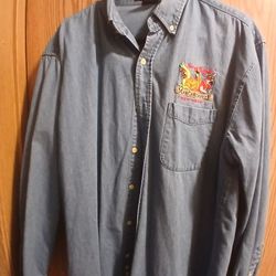 Jimmy Buffett Denim Long Sleeve Shirt 
