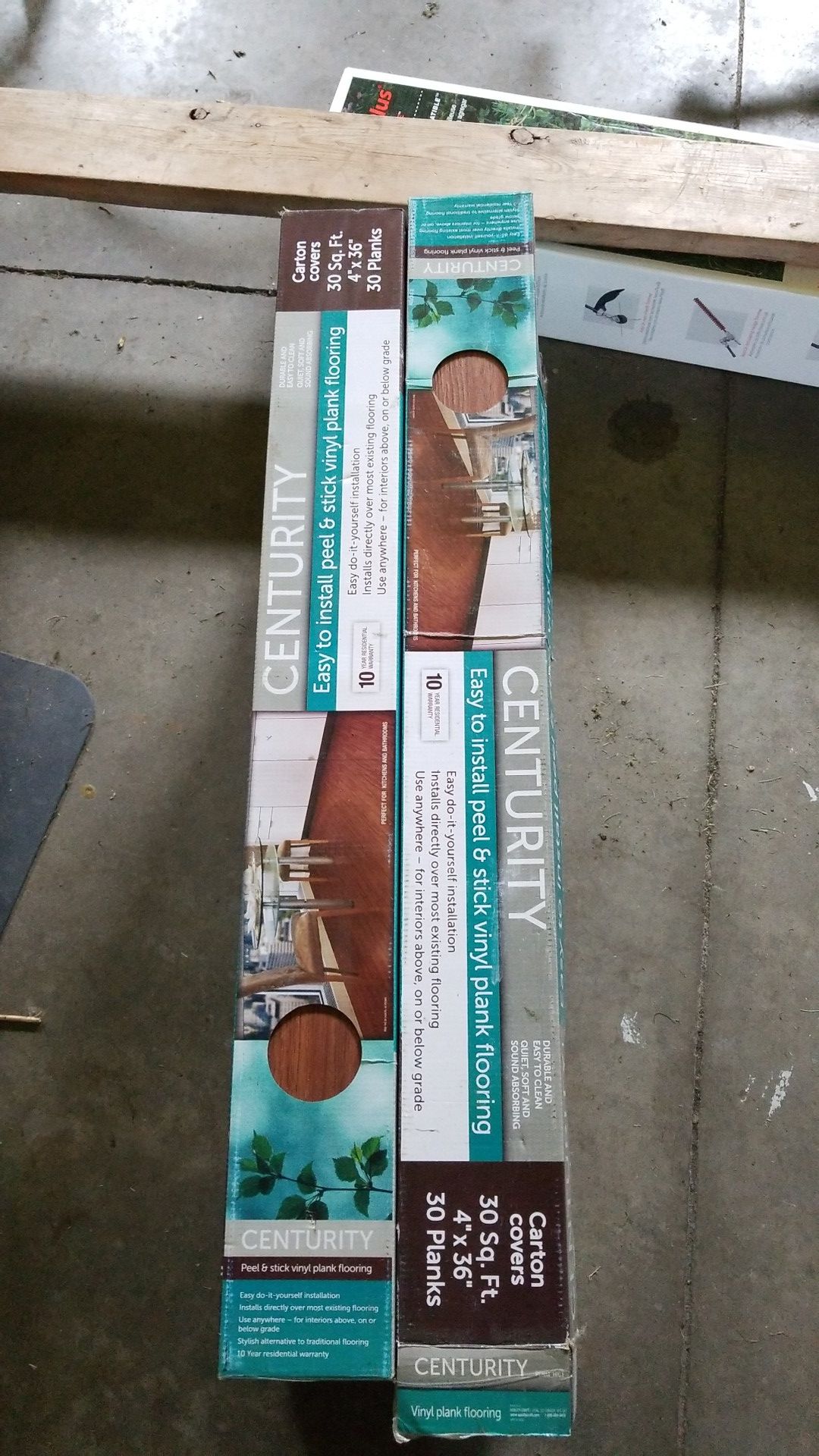 Centurity flooring peel & stick