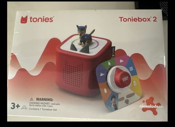 Tonies PAW Patrol Chase Toniebox 2 Play Set Sunset Red New And Sealed In Box