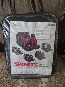 FH Group Sports Car Seat Covers Set