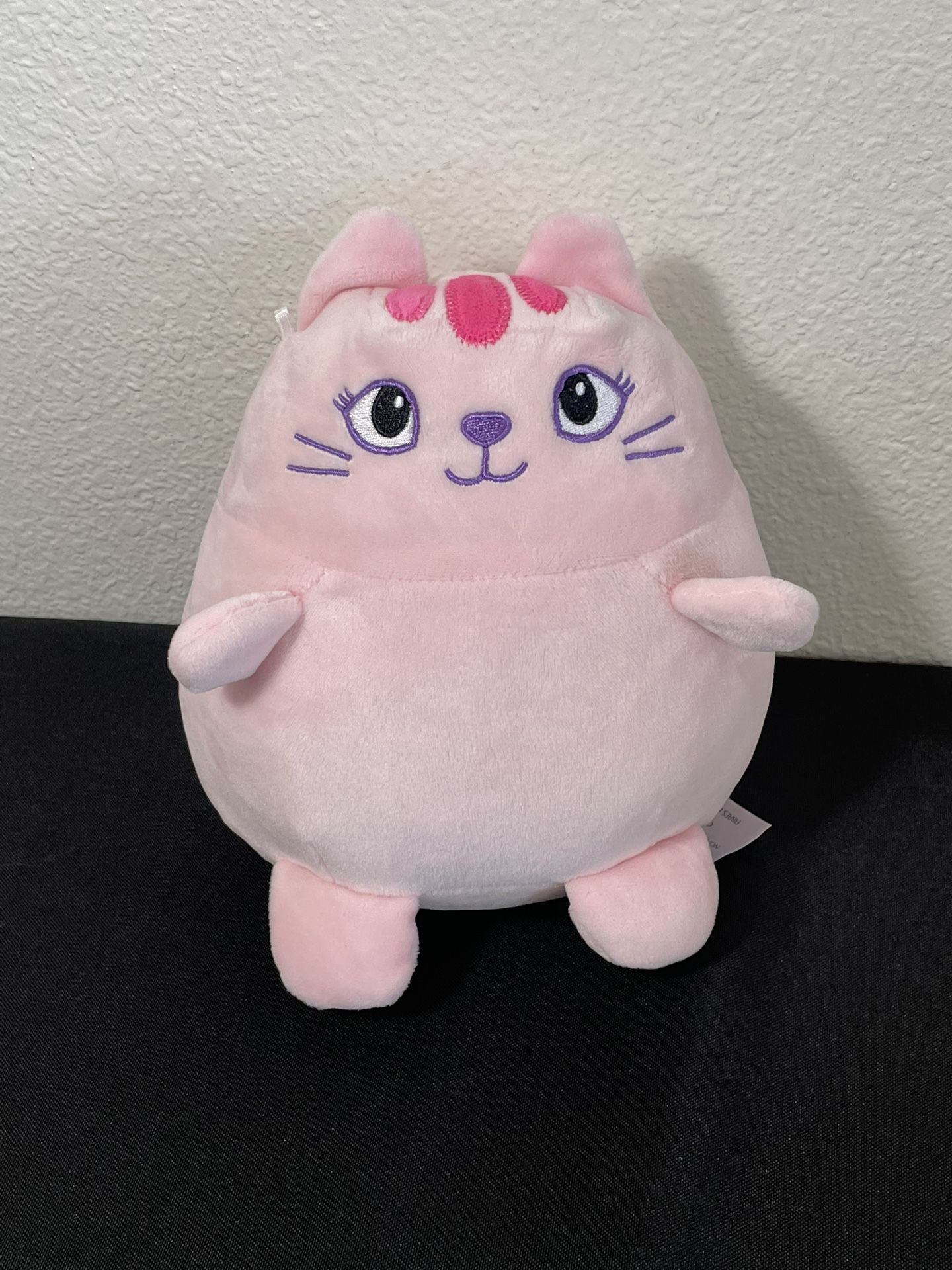 2020 Animal Adventures Soft Plush Pink Cat Plush Toy