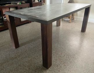 Crate and Barrel dining table