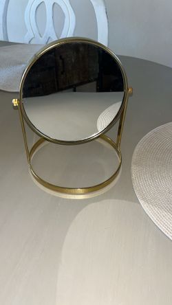 Double side gold mirror