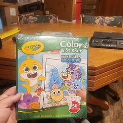 Crayola Color N' Sticker Pages  Baby Shark 0(contact info removed)4.  New In Packaging.