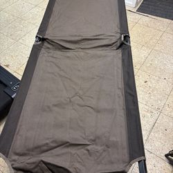 Two Canvas Camping Cots.