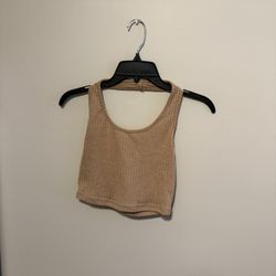 Tan halter top 