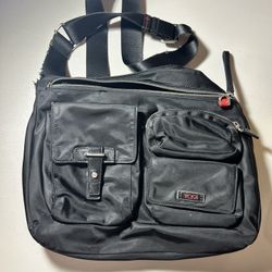Tumi Crossbody Bag Nylon Black Travel Sling Bag