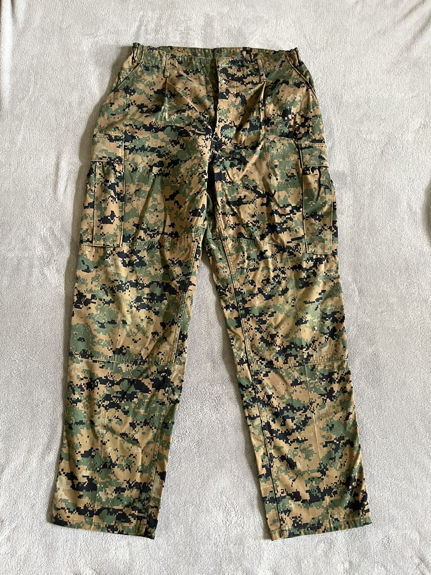 USMC woodland MARPAT Camouflage trouser Size M Regular