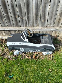 50s Police pedal car