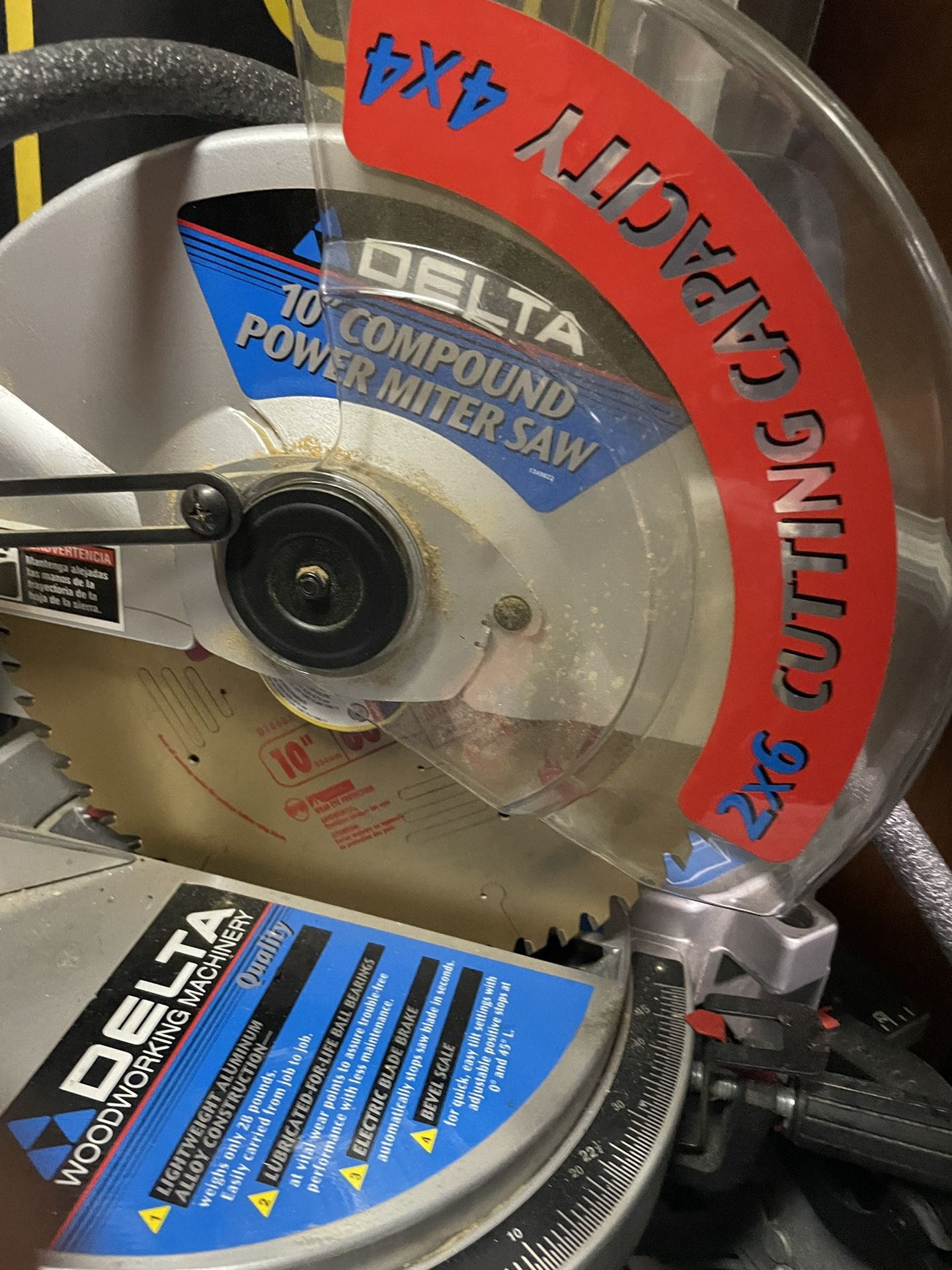 Delta 10 inch power miter saw discount