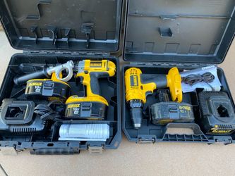 Selling two 18V dewalt cordless 1/2 drill-drives with battery and charger comes with carrying case asking $60 for each