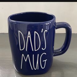 Rae Dunn “DAD’S MUG” Blue Mug