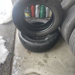 2 used 235/60R18 Bridgestone tires