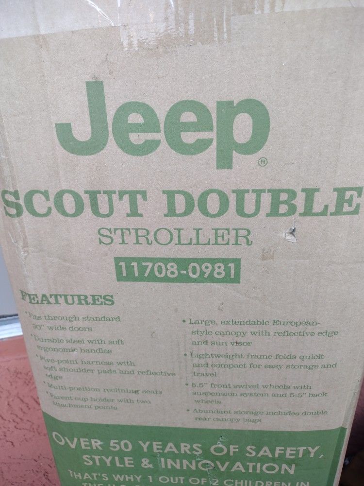 Jeep Scout Double Stroller