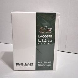 Lacoste L.12.12 Blanc Eau Intense 100ml Eau de Toilette (Brand New Sealed)