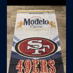 San Francisco 49ers Modelo And dodger vertical Flag