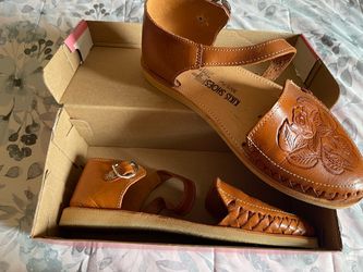 Kikis Shoes Leather Huarache Sandals