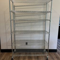 Shelves with wheels