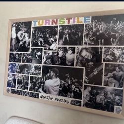 Turnstile Frame Poster 37 X 25 