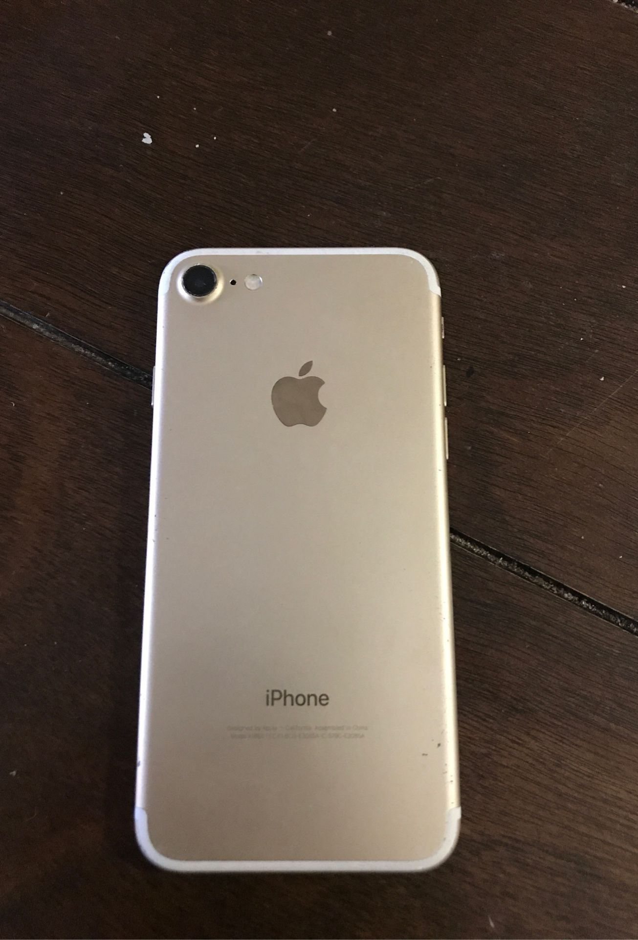 Gold iPhone 7