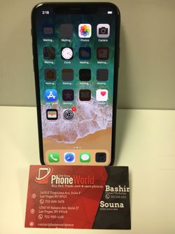 Mint condition Apple iPhone X 64GB Space Gray AT&T Cricket