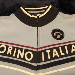 Italia Mens L New $30- Zip Jacket 