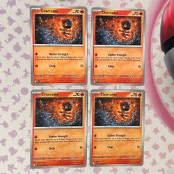 4x Charcadet 019/094 Playset  x4 Phantasmal Flames Pokemon TCG NM