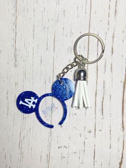 Dodger Mickey Mouse Keychain