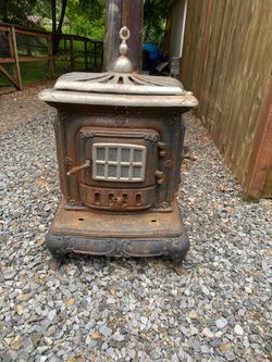 Antique Wood Stove Nice Centerpiece Patina or Working Stove