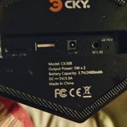 CKY Bluetooth Speaker 