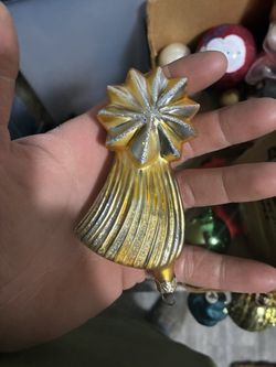 Hand Blown Christmas Ornament Vintage 