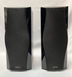 Onkyo SKF-560F Bookshelf Speakers Pair 130W 8 Ohm Black With Grilles