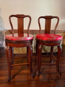 Wooden chairs