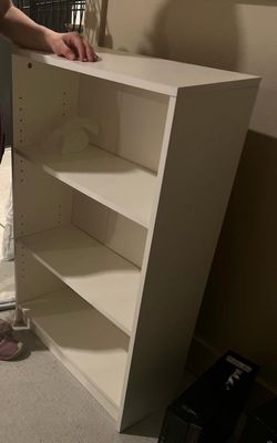 White bookshelf - TODAY ONLY 4th of July - Manassas Park - Moving Out