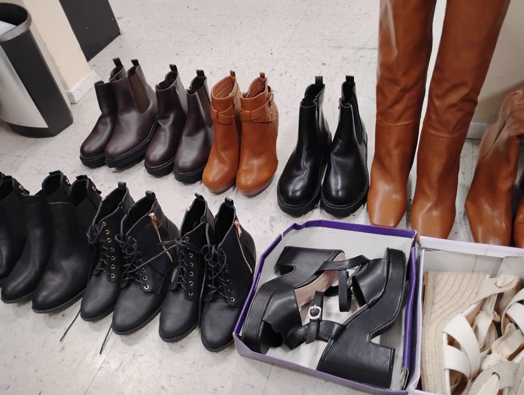Brand New Women's Boots, Heels and Fancy Eccentric Dresses!