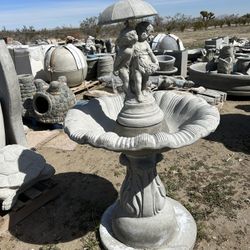 New Water Fountain Made Out Of Cement Perfect Gift 