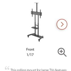 Kanto Rolling TV Stand....will AccomadateTVs From 55"to86"