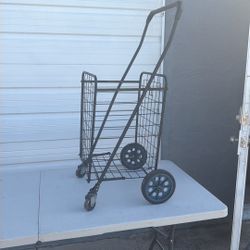 Folding Utility Cart / Laundry Cart with Wheels