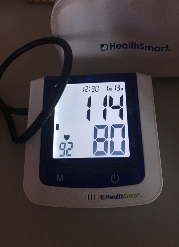 Health smart talking blood pressure monitor