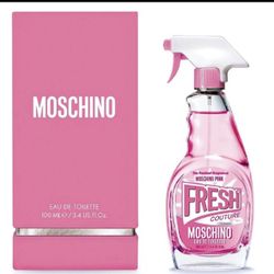 Fresh Pink by MOSCHINO Eau de Toilette Spray Women 3.4 FL oz /100 ML New Bottle