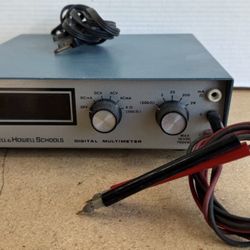 Vintage BELL & HOWELL SCHOOLS Nixie Tubes DIGITAL MULTIMETER Model IMD-202-2