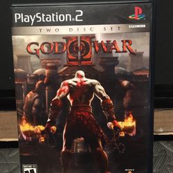 God Of War 2 Two Disk Set Ps2